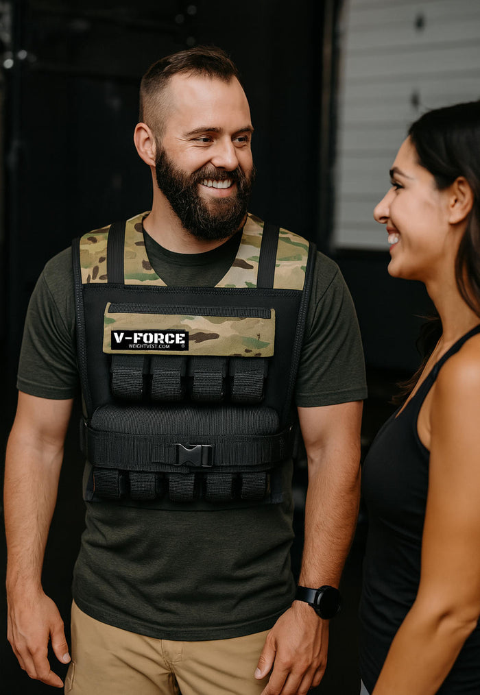 👉 45 LB V-FORCE® I - Weight Vest for rucking, firefighter testing and training