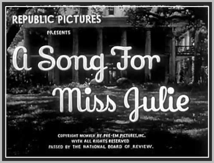A SONG FOR MISS JULIE - 1945 - JANE FARRAR - RARE DVD