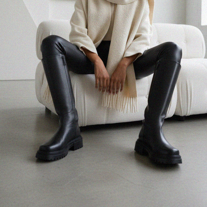 ADLEY  - knee high riding boots
