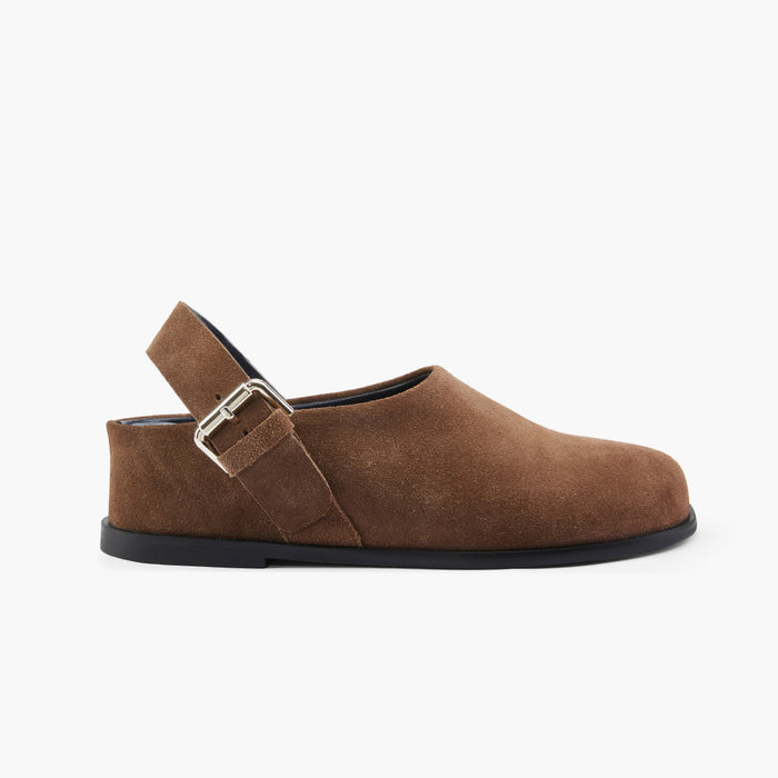 ADORO - Brown Suede Clogs