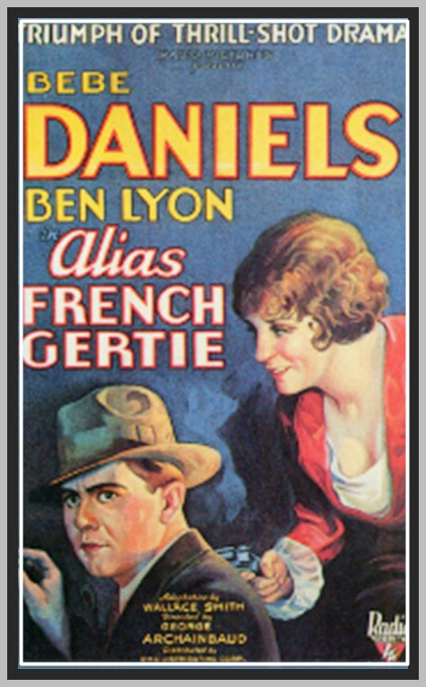 ALIAS FRENCH GERTIE - 1930 - BEN LYON - RARE DVD
