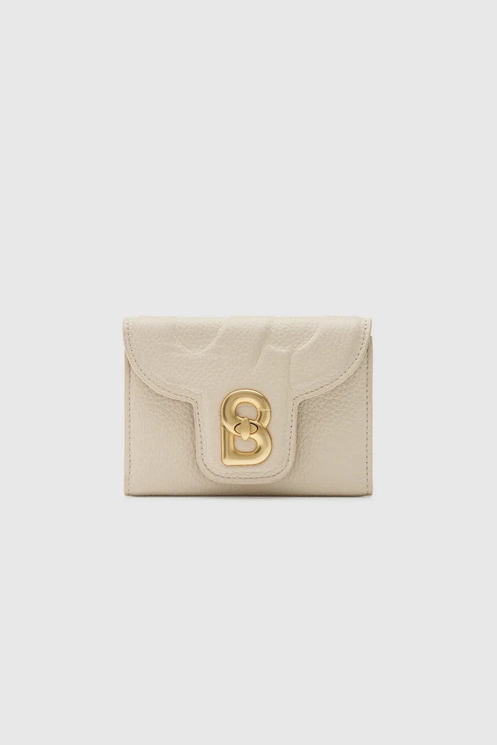 alma wallet in beige by buttonscarves