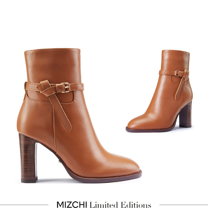 ALVA - leather ankle boots