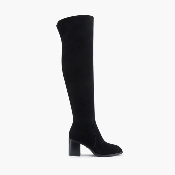 AMOS - mid heel suede knee boots