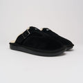 Brunch Amour Shearling slipper in Black suede, main product image