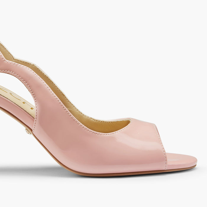 ANGELIKA PINK PATENT - open toe slingback