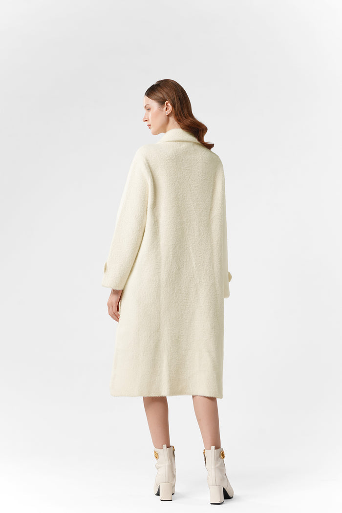 Ansley Coat - White