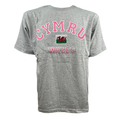 Appliqué Cymru T-Shirt | Unisex Welsh Pride Tee with Embroidered Cymru Lettering | Soft & Durable Cotton Top for Rugby, Football, Festivals, St. David’s Day & Everyday Casual Wear