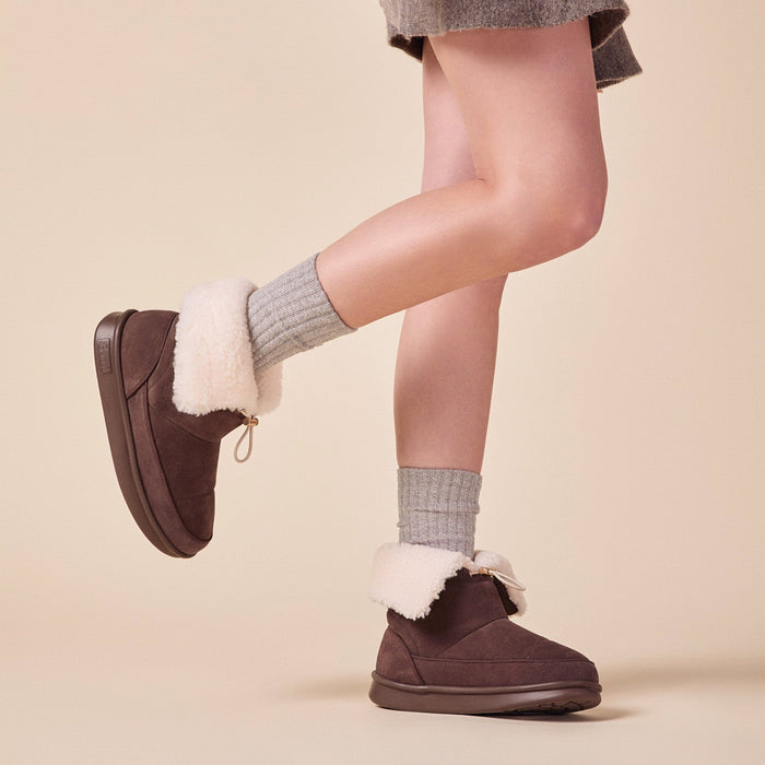 Apres Boot - Dark Brown - Suede - Brunch - BO1SU2DBM03 - Footwear