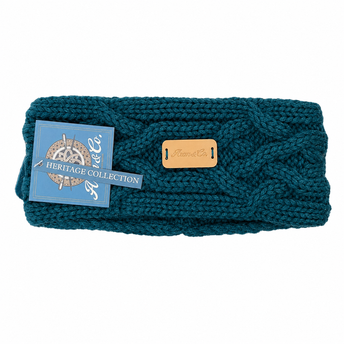 Aran Ladies Headband (Fleece Lined)