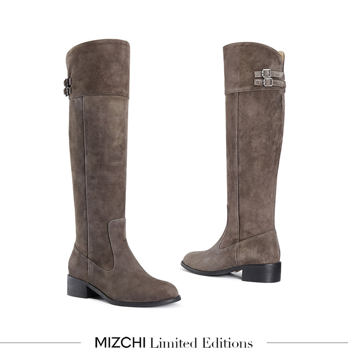 Ashford Grey Suede - OTK Riding boots