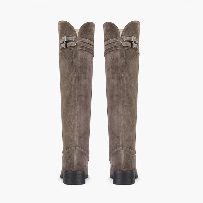 Ashford Grey Suede - OTK Riding boots