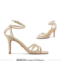 ASTOR - beige leather strappy sandal