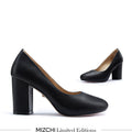 BAMBI - black round toe platform