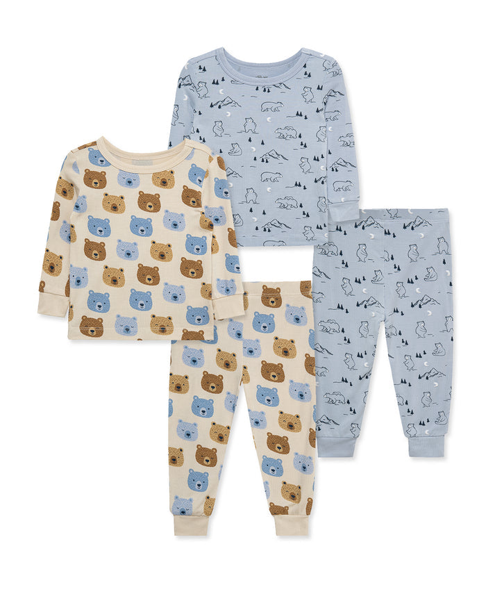 Bear 4-Piece Pajama Set (2T-4T) - Little Me