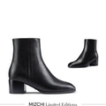 BELGO 45 - black leather ankle boot