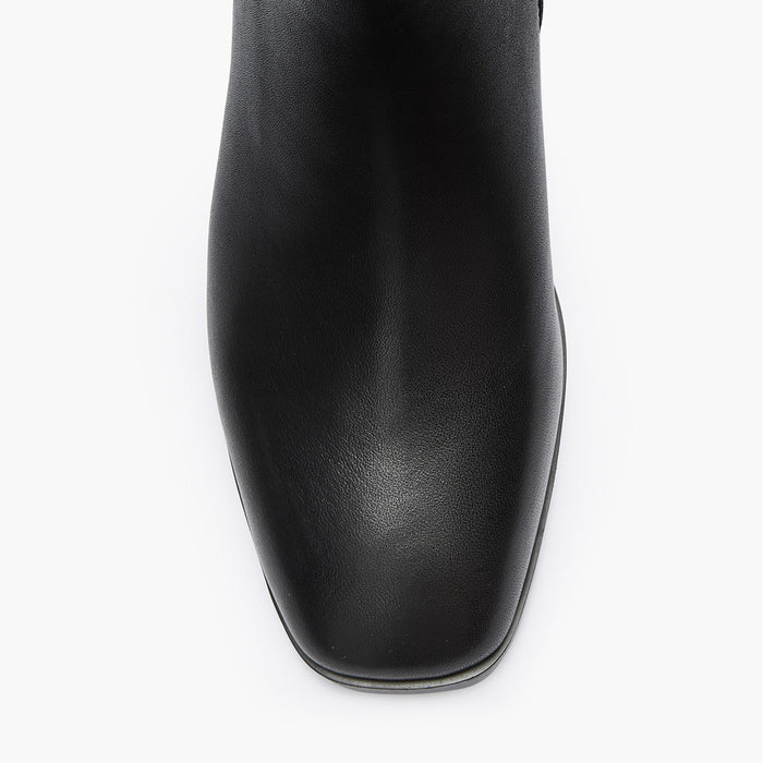 BELGO 45 - black leather ankle boot