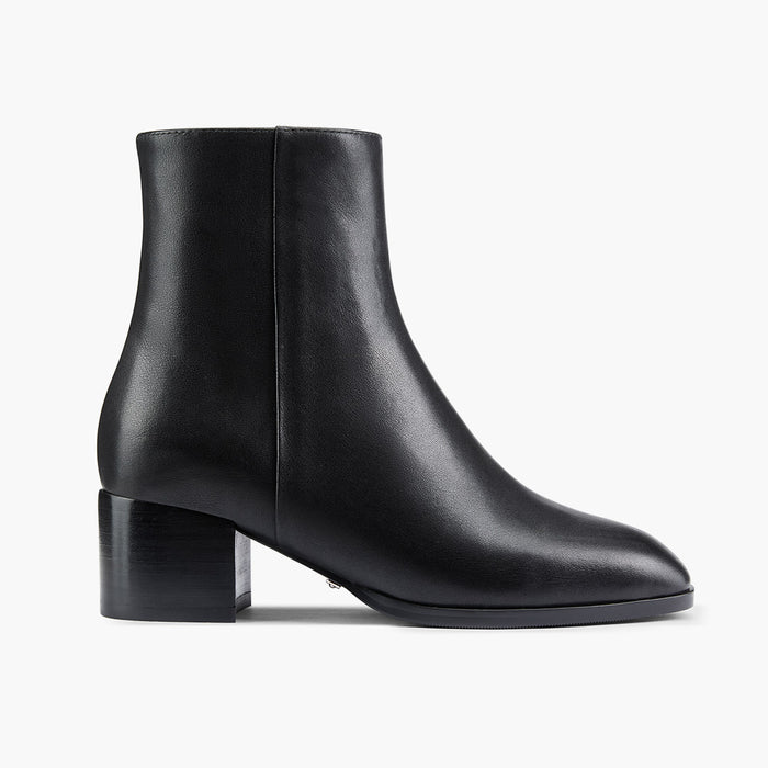 BELGO 45 - black leather ankle boot