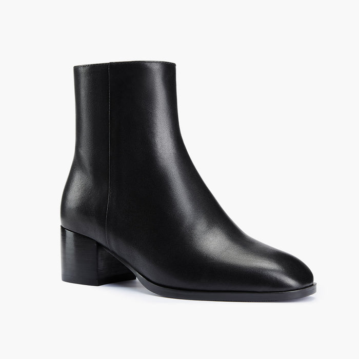 BELGO 45 - black leather ankle boot