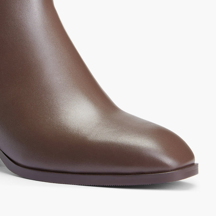 BELGO 45 - brown leather ankle boot