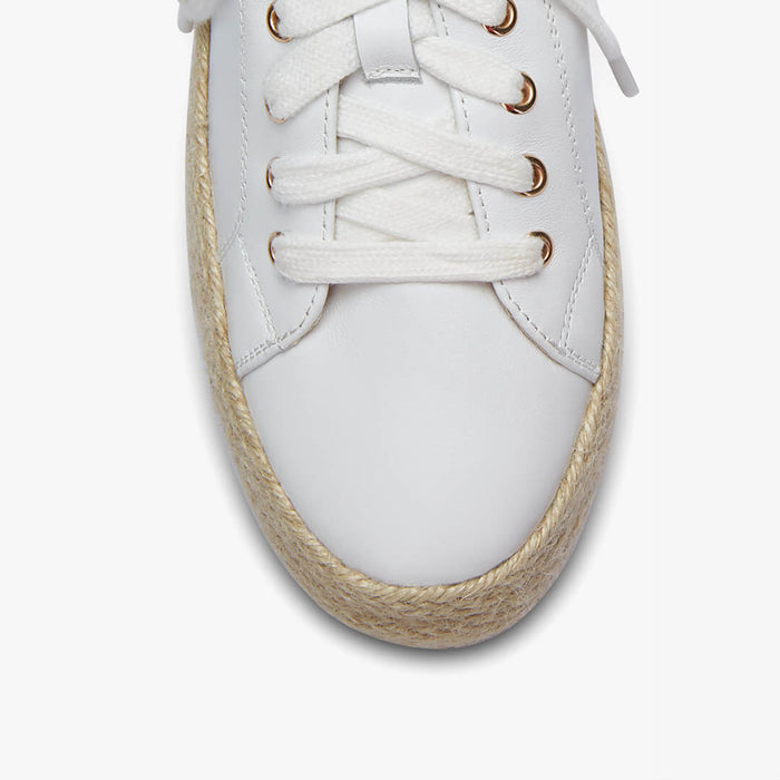 BEST DAY - raffia flatform sneakers