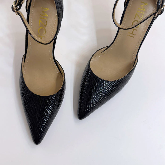 BIANCA LIZARD - classic ankle strap pumps