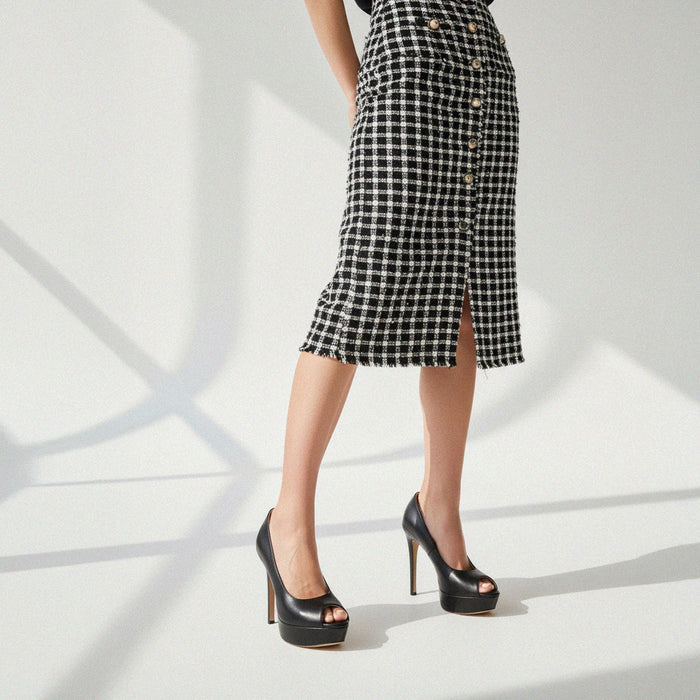 BIARRITZ - opentoe platform heels