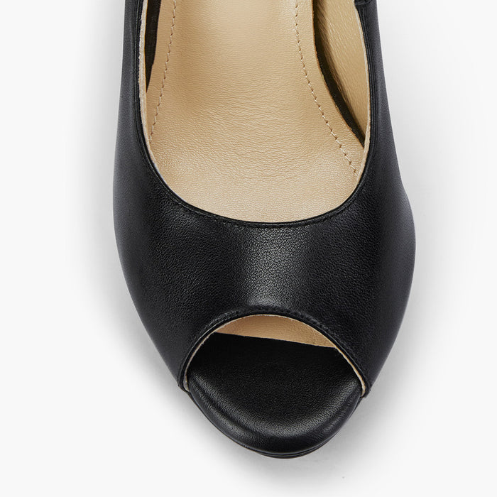 BIARRITZ - opentoe platform heels