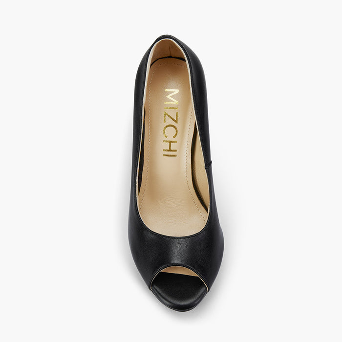 BIARRITZ - opentoe platform heels