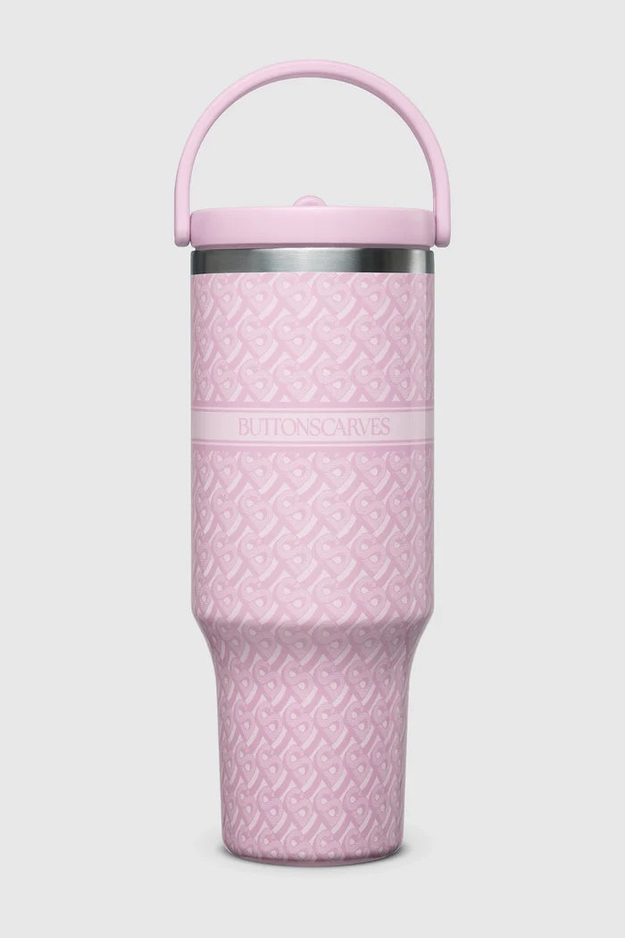 bimu tumbler in pink by buttonscarves