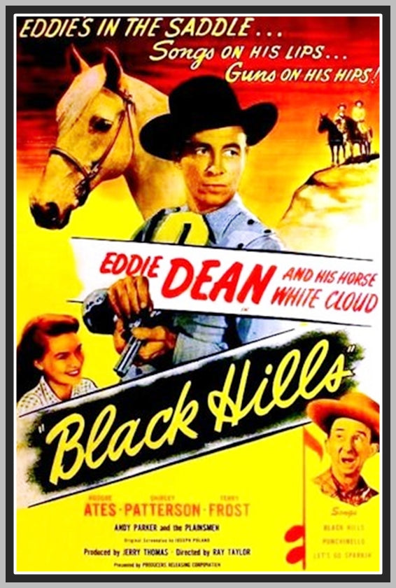 BLACK HILLS - 1947 - EDDIE DEAN - RARE DVD