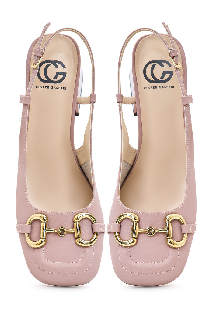 Block Heel Sandals Anais - Dust Pink