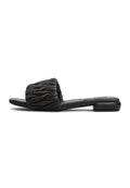 A stylish pair of Stephanie black block heeled slippers, perfect for any occasion from the Stephanie brand footwear collection for women.