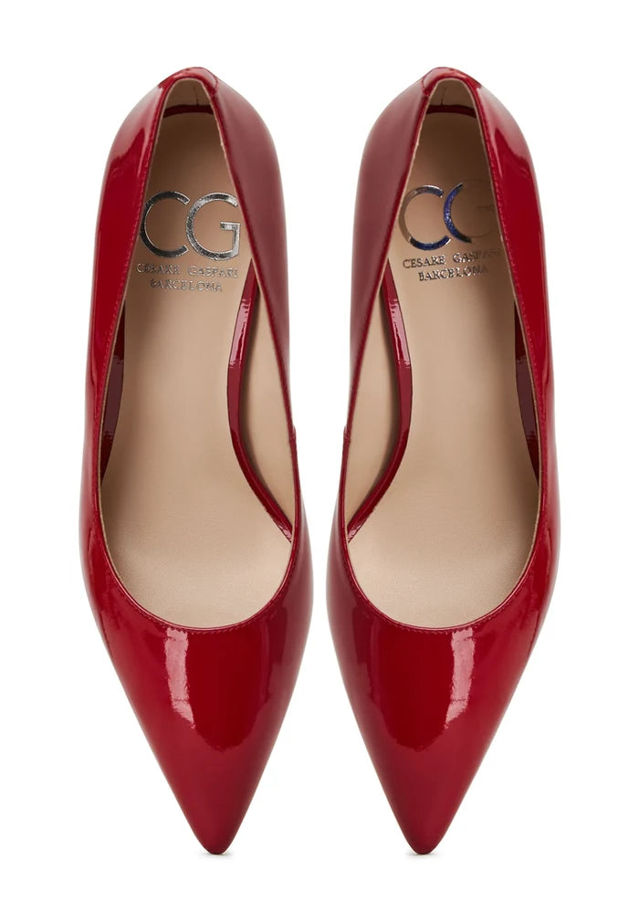 Block Heels Pumps Silvia - Red