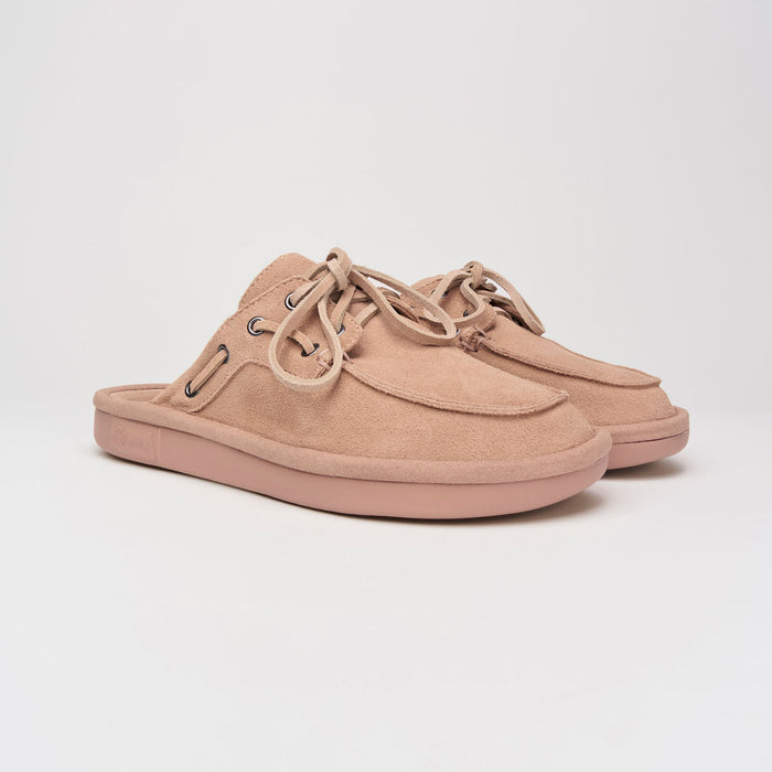 Brunch Boat Mule in Dusty Rose suede, main product image