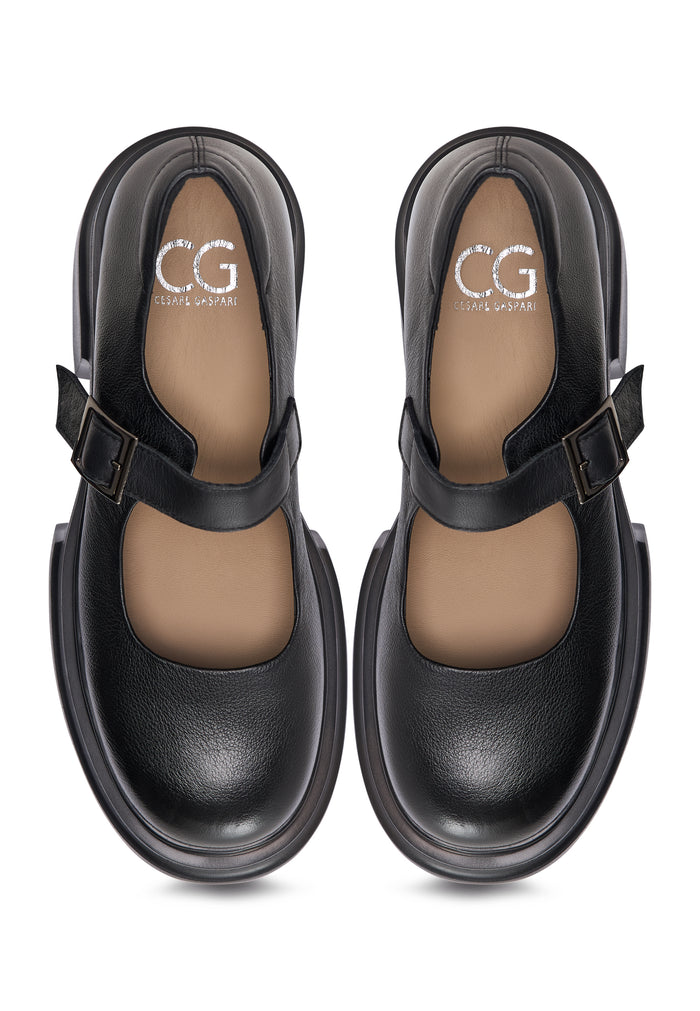 Bold Chunky Loafers Em - Black