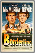 BORDERLINE - 1950 - COLORIZED - FRED MACMURRAY - RARE DVD