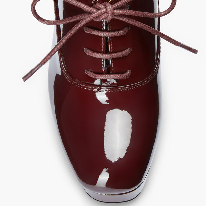 BORGHONA WINE - lace up platform heels