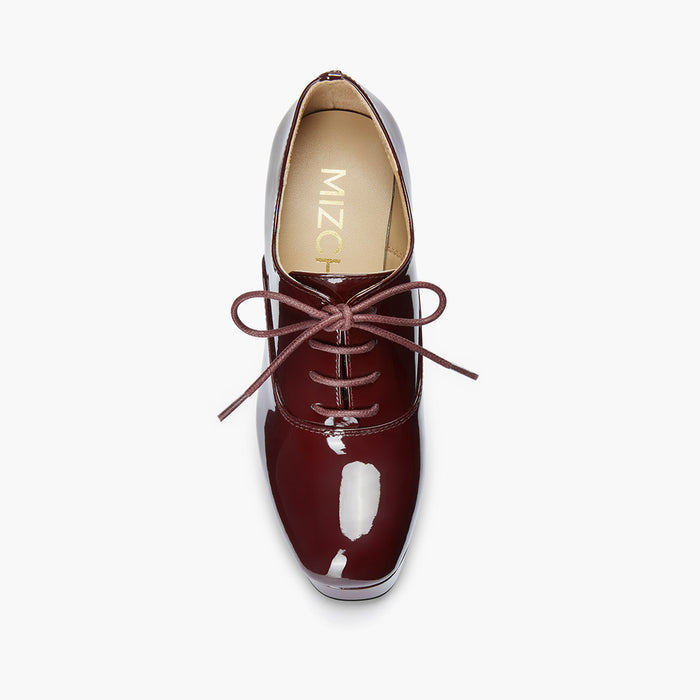 BORGHONA WINE - lace up platform heels