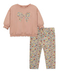 Bow 2-Piece Sweatshirt Set (12M-24M) - Little Me