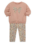 Bow 2-Piece Sweatshirt Set (2T-4T) - Little Me