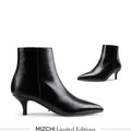 BRANDA 50 - black leather ankle boots
