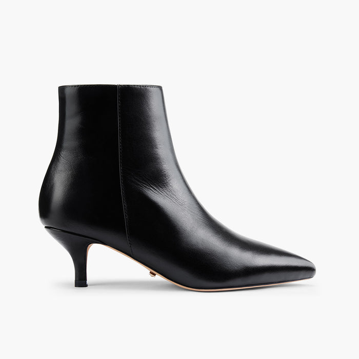 BRANDA 50 - black leather ankle boots