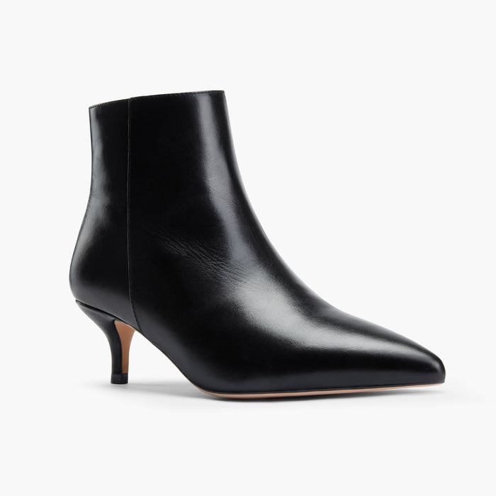 BRANDA 50 - black leather ankle boots