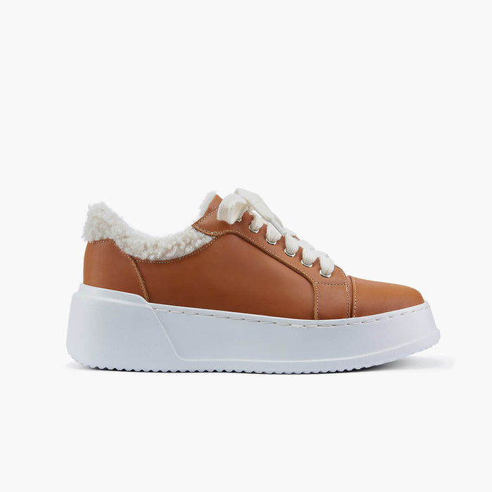 BRAXX - leather wedge sneaker