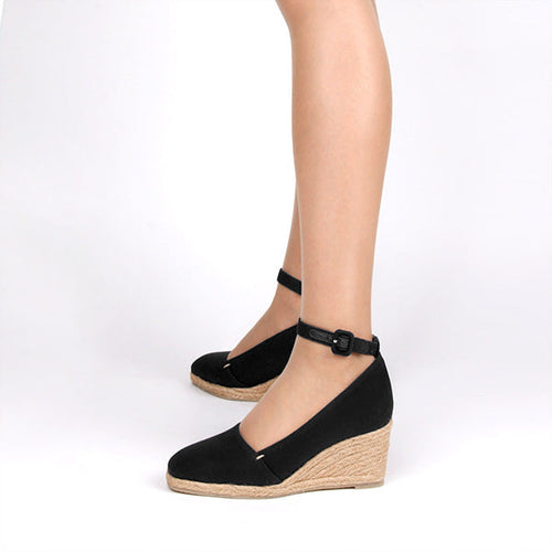 *BREEZE - black, 5cm wedge size UK 2.5