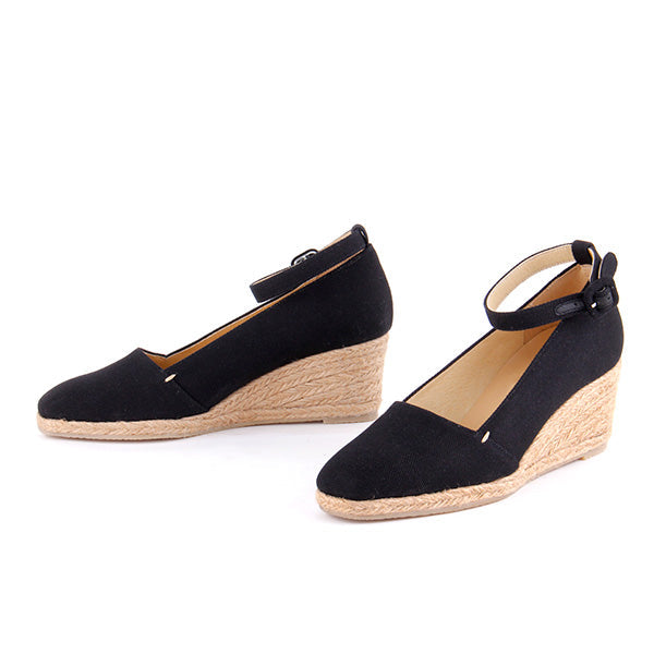 *BREEZE - black, 5cm wedge size UK 2.5