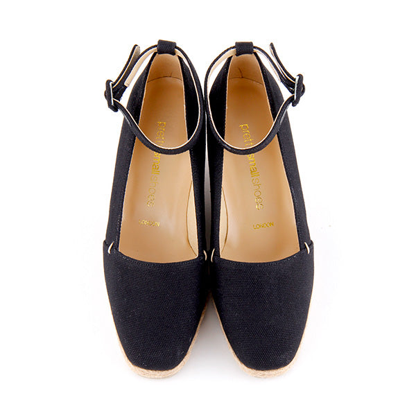 *BREEZE - black, 5cm wedge size UK 2.5