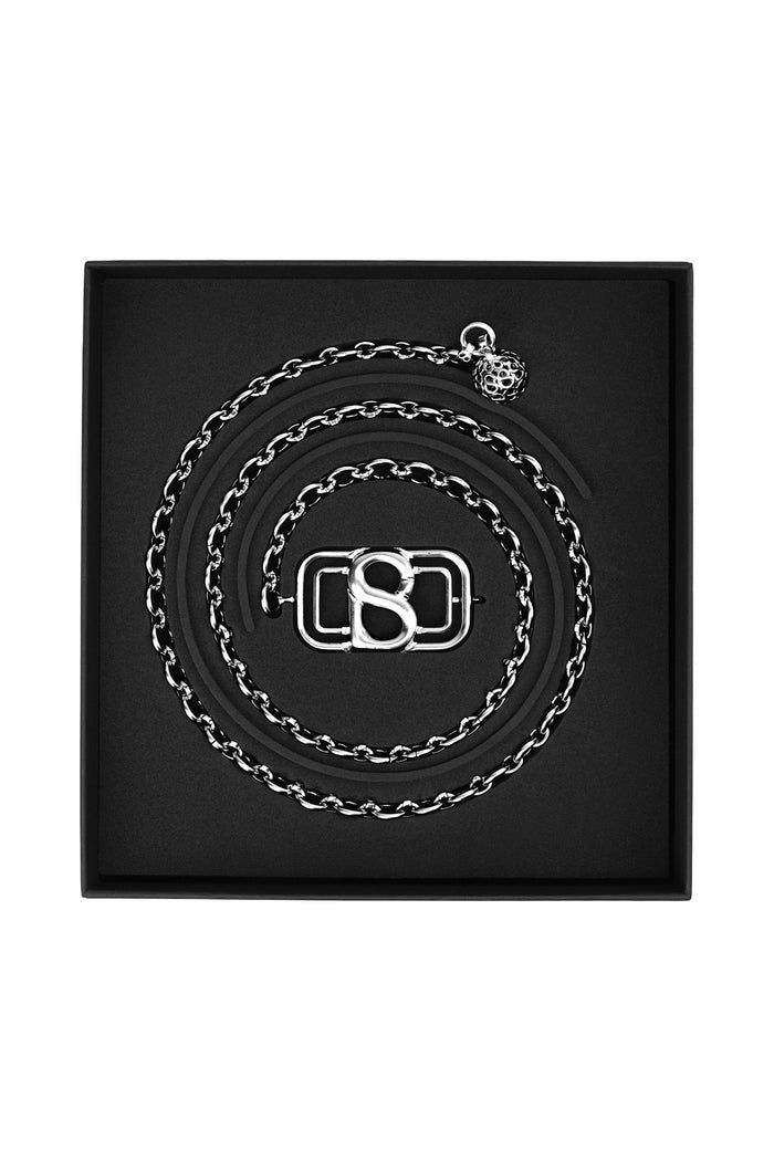Briana Chain Belt - Silver