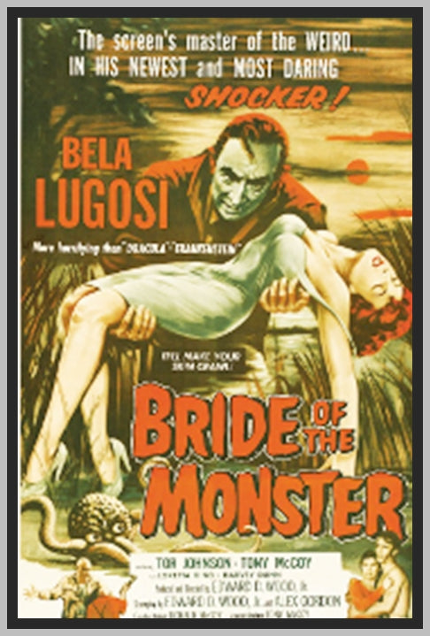 BRIDE OF THE MONSTER - 1955 - BELA LUGOSI - RARE DVD